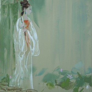 烟雨荷塘