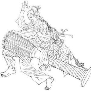 和.白描1
