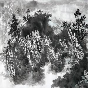 雨韵山色秀