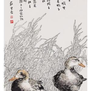 河边小憩