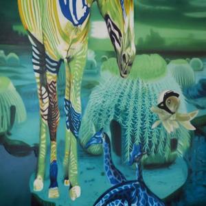 响雷(300X150cm)2011刘力国