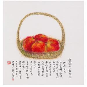 颜染脂红凝碧翠