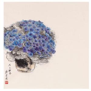 蓝菊花