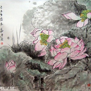荷塘微风