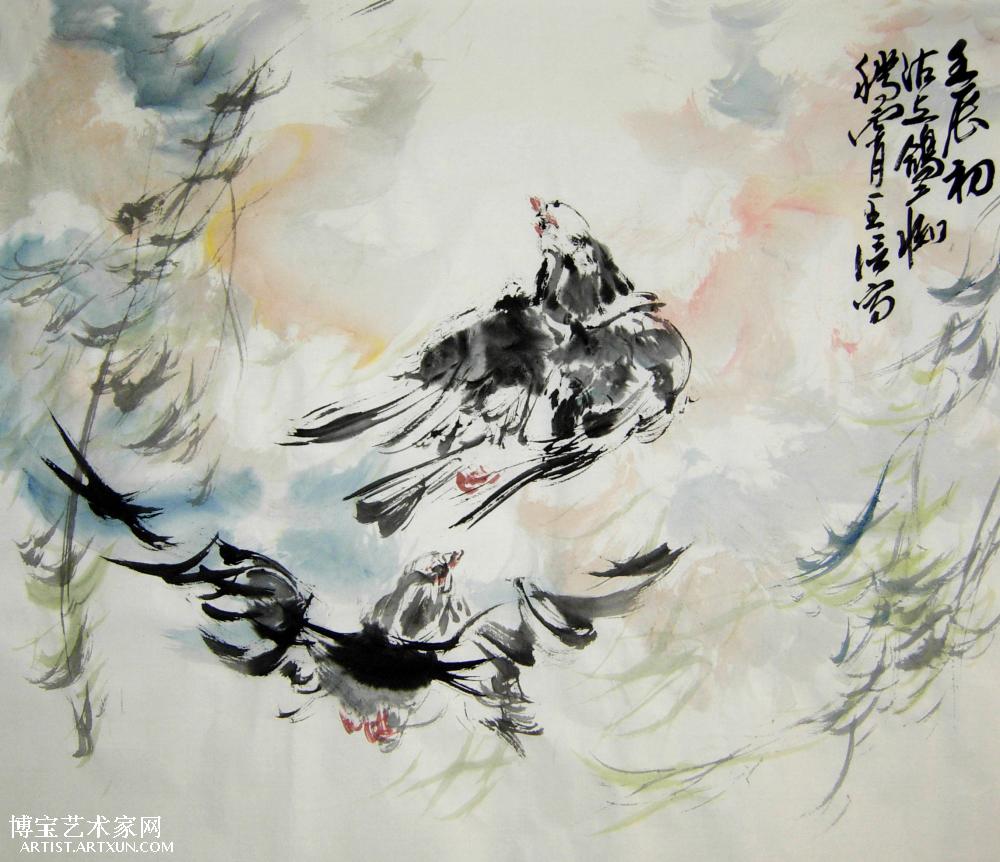 王信的画鸽艺术系列之四