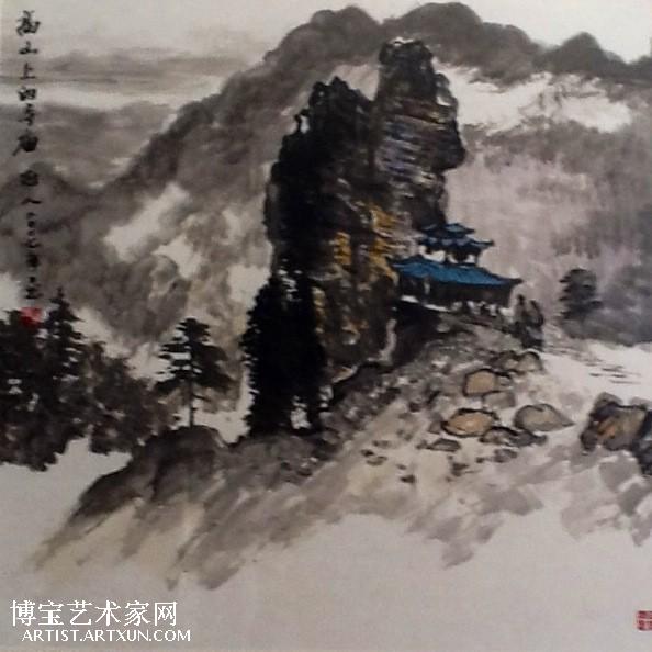 高山上的寺庙