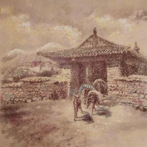 拉萨昔日的琉璃桥正面