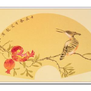 戴胜石榴