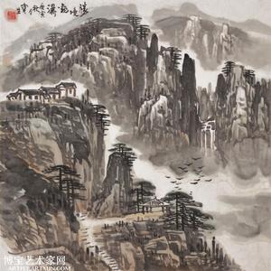 王宝生 胜境观瀑