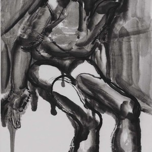角落（曹宝泉）纸本水墨70X140cm2016年x