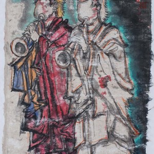 10巫卫东《吉祥.甘南》水墨系列-8 45x30cm2017_看图王