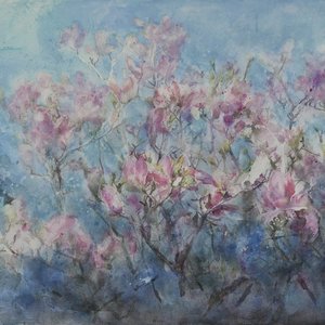 7《玉兰》66x106cm 2016