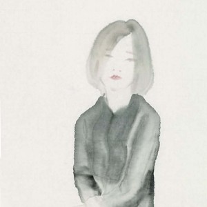 王兴华 静女 十一 34cmx68cm 生宣水墨   2017年