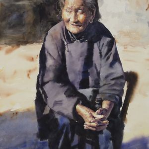 《山东大娘》151×112cm