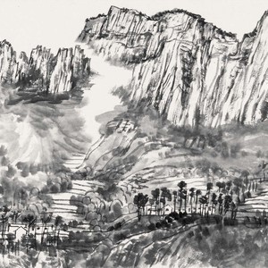 我的太行 中国画 35×53cm 王学辉