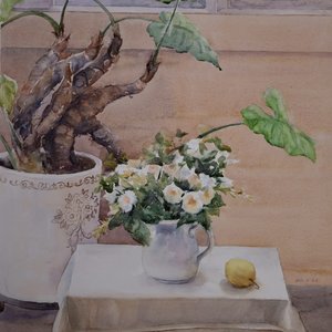 18《阳台》76x54cm 2012