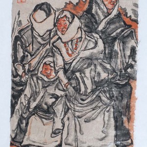 14巫卫东《吉祥.甘南》水墨系列-12 45x30cm