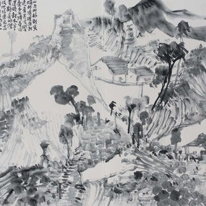 山西祁县来远镇写生之七 35x50cm 2015 册页