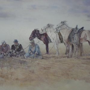秋风吹过 109 厘米乘151厘米2016年