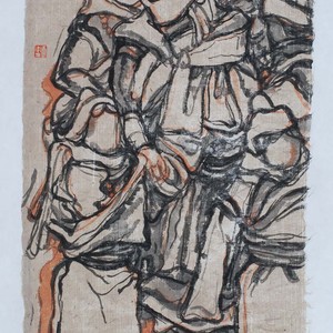 7巫卫东《吉祥.甘南》水墨系列-15 45x30cm