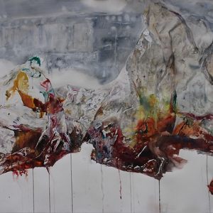 虚幻的风景no.2纸上水彩 115x170cm  2007