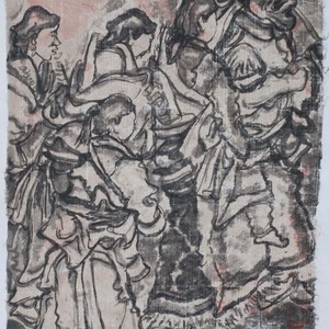 9巫卫东《吉祥.甘南》水墨系列-7. 45x30cm2017