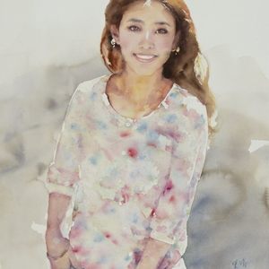 《都市丽人之一》110×75cm.
