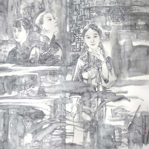 江南春  200x145厘米     2017年