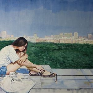 《夏》(104x81cm)阿诗300克2500元