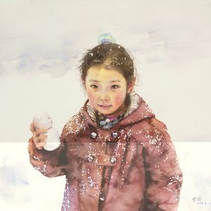 《冬》80X73cm