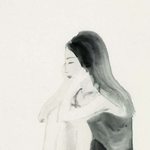 王兴华静女 十一 34cmx68cm 生宣水墨   2017年