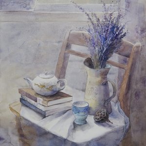 19《薰衣草》76x54cm 2013