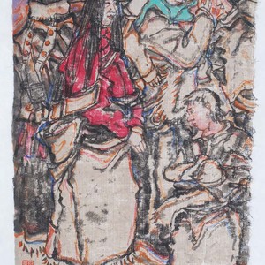 4巫卫东《吉祥.甘南》水墨系列-2 45x30cm2017