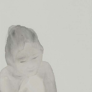 静女 三  34cmx68cm   2015年 生宣水墨