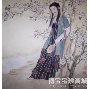 邹荃作品《一树梨花一溪春》