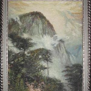 庐山写生作品