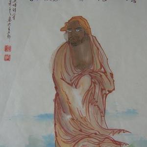 国画家段伟的写意人物画