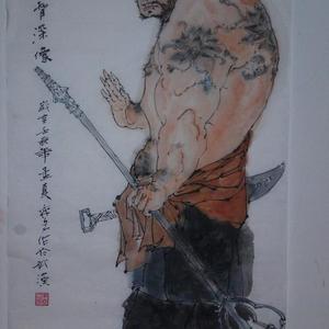 花和尚鲁智深造像