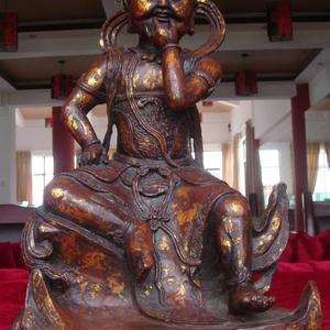 铜漆金佛像