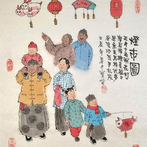 佟宝全《百年民俗风情系列》