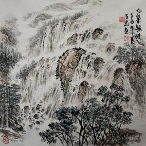 李世忠山水画作品