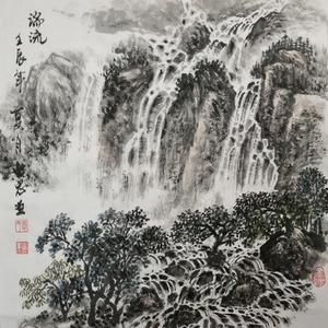 李世忠山水画作品