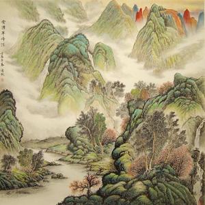云湧翠峰浮
