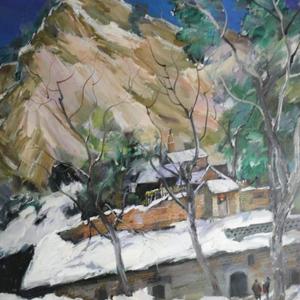 沙浴雪