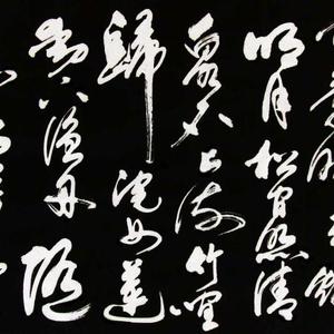 横幅草书：《空山》