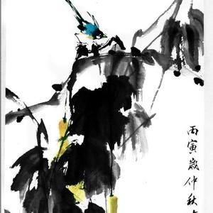 胡芦山雀图