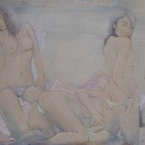 都市新女人系列油画
