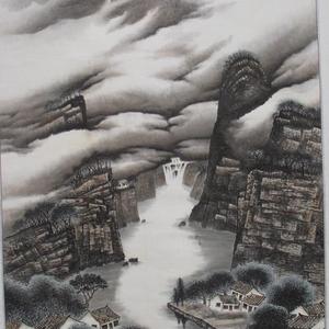 远望云山图