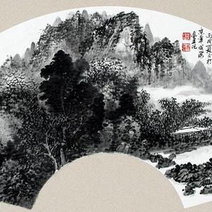 凉亭清远图