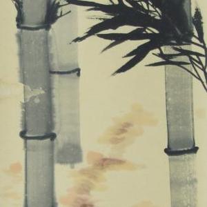 竹鸡图